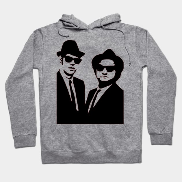 Blues Brothers Hoodie by OtakuPapercraft